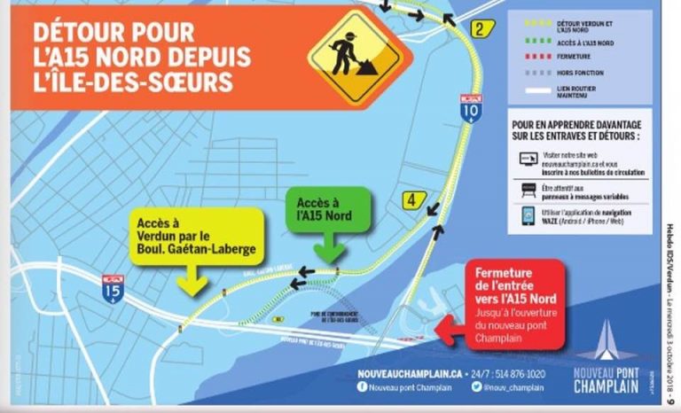 D&rsquo;ici l&rsquo;ouverture du nouveau pont Champlain