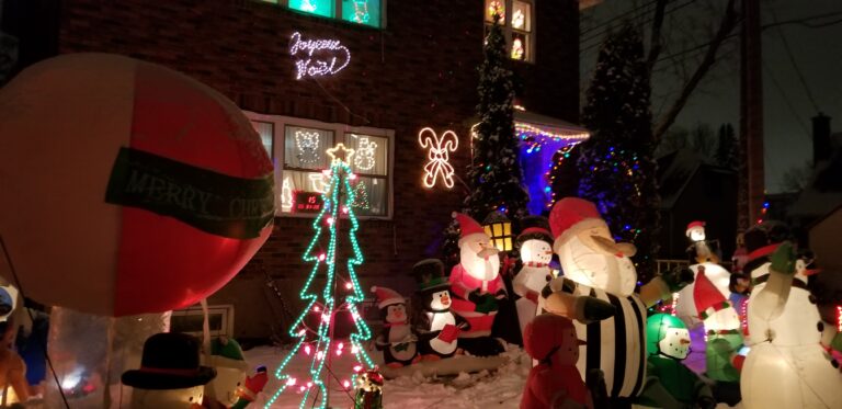 Christmas Lights around Verdun