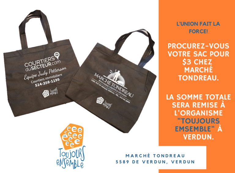 Ceux-ci sont ces fameux sacs !
