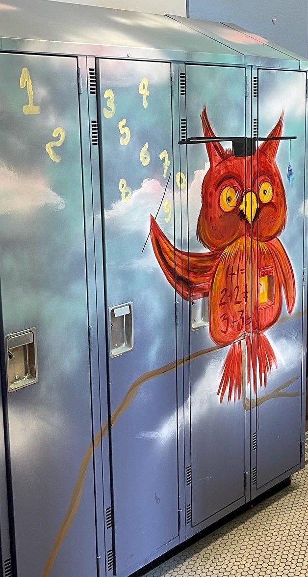 Les œuvres de Santerre à l'école SeptDouleurs Explore Verdun IDS