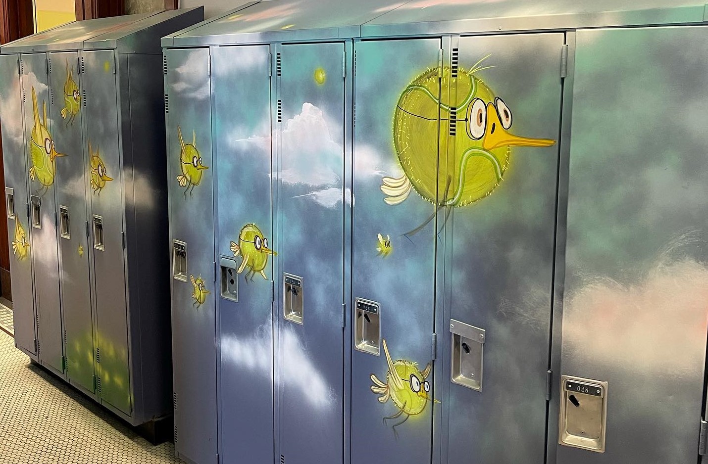 Les œuvres de Santerre à l'école SeptDouleurs Explore Verdun IDS