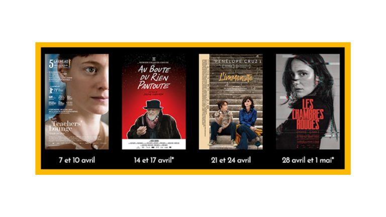 Cinéma – Avril, le temps d&rsquo;un film