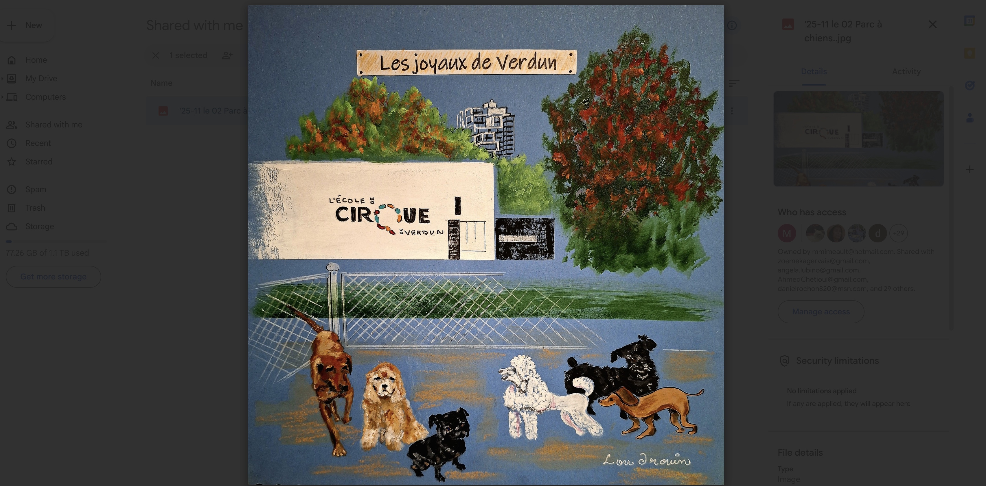 Dans l&rsquo;oeil de Lou