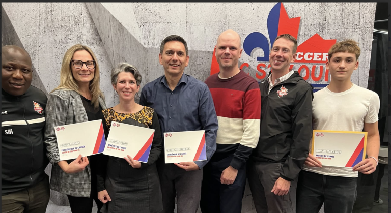 Soccer Verdun à l’honneur : quatre membres primés par la région