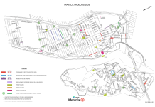 Une carte des travaux que tout le monde peut consulter