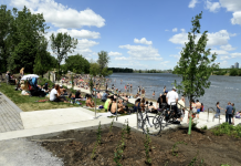 Plage urbaine de Verdun