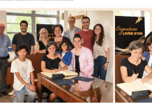 La Dre Roberta La Piana signe le livre d’or de Verdun pour son engagement envers la recherche sur la leucoencéphalopathie héréditaire diffuse àsphéroïdes axonaux et cellules gliales pigmentées (ALSP)